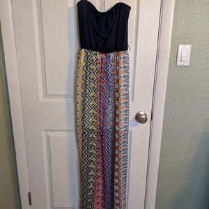 Colorful geometric Maxi dress
